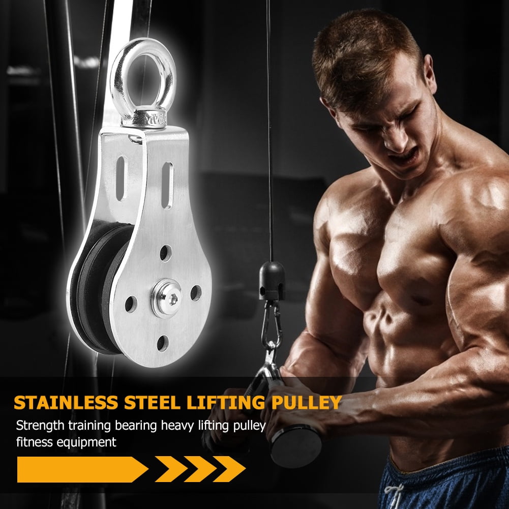 Steel Fitness Pulley Wheel Heavy Lifting Strength Training Gym Equipment 