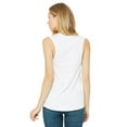 thumbnail image 4 of Autism Mom Bun Puzzle Pieces Womens Sleeveless Shirt, Medium White, 4 of 4