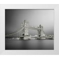thumbnail image 1 of Thabet, Ahmed 30x26 White Modern Wood Framed Museum Art Print Titled - Tower bridge, 1 of 4