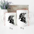thumbnail image 4 of Bike Gifts For Cyclists Funny Mtb Mountain Biking Coffee Tea Mug For Bikers Bicycle Ceramic Mug Present Chasing Gravity, Ceramic Novelty Coffee Mugs 11oz, 15oz Mug, Tea Cup, Gift Present, 4 of 4