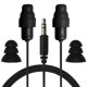 thumbnail image 1 of Earplug Earbud Auriculares híbridos Plugfones Guardian Black, 1 of 5