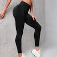 thumbnail image 6 of High Waist Tummy Control Yoga Leggings for Women – Butt Lifting Compression Workout Pants with Pockets, Sizes S-2XL, 6 of 7