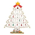 thumbnail image 4 of Decoración de escritorio de Navidad BLESIY Árbol de mesa de madera grande, 4 of 8