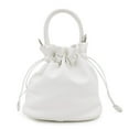 thumbnail image 2 of Premium Soft Vegan Leather Top Handle Bucket Bag Handbag Shoulder Crossbody, 2 of 3