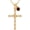 01-Jan Birthstone, variant on 14K Gold Cross Necklace for Women with Birthstone Twisted | Religious Baptisms Jewelry Anniversary Wedding Birthday Gift for Wife Mom Her