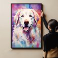 thumbnail image 4 of Great Pyrenees Dog Gift - Art Bedroom - Graffiti Dog Wall Art For Living Room Large Size Modern Home Wall Decor Abstract Canvas Wall Art Ready to Hang Size 11''x17'', 24''x36'', 4 of 4