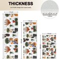 thumbnail image 4 of Brown Mushroom Plant White Pattern Kitchen Rugs Sets Of 3,Kitchen Runner Rugs Non Skid Washable,Decorative Kitchen Floor Mats for Kitchen,Sink,Laundry,17"x30"+ 17"x47" + 17"x59", 4 of 6