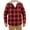 Red, variant on Mens Tops Lattice Winter Thirt Comfortable Long Sleeve Hooded Coat