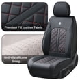 thumbnail image 2 of 2024 Car Seat Cover for Toyota Rav4 , Red Edge Car Seat Covers, Waterproof PU Leather 5 Piece Full Set Wear Resistance Suitable for All Seasons, Airbag-Compatible, 2 of 9