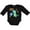 AB-Black, variant on Tyrannosaurus Rex vs. Meteor Fun Space Dinosaur Boys or Girls Long Sleeve Baby Bodysuit
