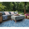 thumbnail image 4 of SAFAVIEH Courtyard Darin Traditional Indoor/Outdoor Area Rug, 9' x 12', Navy/Ivory, 4 of 16