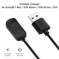 thumbnail image 3 of 1m/3.28ft Smart Watch Cable cargador USB Cod para Amazfit T-Rex GTR 42mm 47mm GTS Likrtyny Para estrenar, 3 of 9