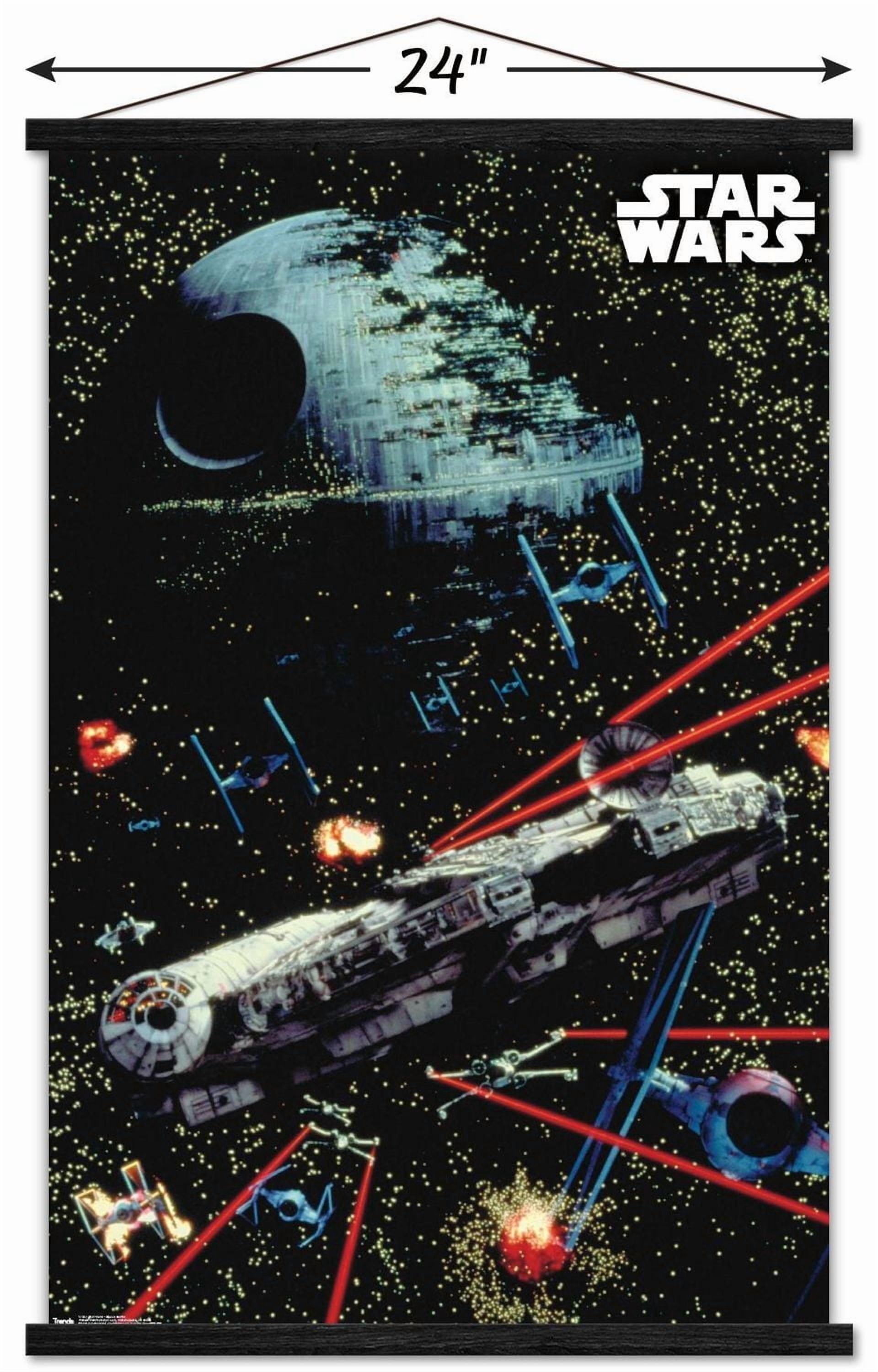 Star Wars: Saga - Space Battle Wall Poster, 22.375" x 34"