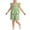 Green, variant on ZOSOED Girls Matching Sets Cotton Gingham Ruffle Sleeve Top & Shorts Set Coffee 18-24 Months