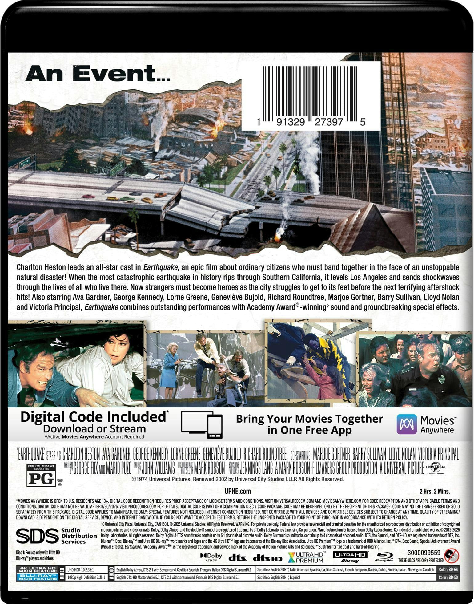 Earthquake (4K Ultra HD + Blu-ray) [UHD]