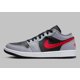 thumbnail image 3 of Ni - ke Air Jordan 1 Low Cement Grey /Fire Red Shoes Retro FZ4183-002 Womens Size 7.5, 3 of 5