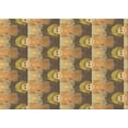 thumbnail image 1 of Ahgly Company Machine Washable Indoor Rectangle Transitional Sienna Brown Area Rugs, 5' x 7', 1 of 7
