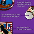 thumbnail image 5 of Pirate Ship Birthday Party Supplies - Pirate Party Supplies - Pirate Treasure Hunt Party - Birthday Party for Boy | Tableware Set Includes Plates, Napkins and Plates | Kit for 16, 5 of 7