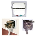 thumbnail image 6 of Cat Door 4 Way Locking Cat Door for Interior & Exterior Doors Interior Cat Flap for Pets Doors for Cat Easy Installation, 6 of 8