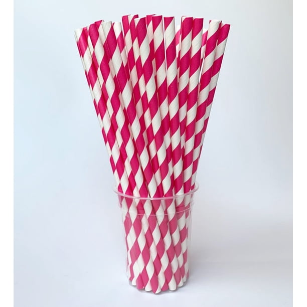 Pajita de papel desechable, biodegradable, original, apta para uso alimentario, para niños