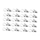 thumbnail image 2 of 20 ganchos para cortinas con clips, clips para colgar de acero inoxidable, clips para cortinas de ducha para cortinas y exhibidores de fotos, 2 of 7