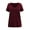 GSUH090, variant on Fashion Solid Color Casual Women'S U-Neck Cotton Breathable Street Short-Sleeved T-Shirt Summer Comfortable Pullover Top