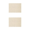 thumbnail image 4 of Bearachild Cómoda y elegante alfombrilla de baño que añade un toque de lujo al baño con una alfombra fácil de limpiar. blanco marfil 43*61 2piezas, 4 of 6