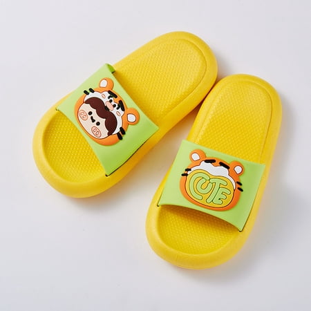 

Herrnalise Toddler Baby Sandals Cartoon Animal Soft And Non-Slip Kids Home Slipper Children s Shose summer savings