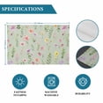thumbnail image 6 of Pink Spring Floral Placemats Set of 4, Farmhouse Flowers Sage Green Leaves Placemats for Dining Table, Place Mats for Kitchen Tabletop, Waterproof Wipeable Dining Table Mats Set, 6 of 9