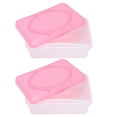 thumbnail image 5 of Eco-friendly Wipes Box Dispenser Wet Tissue Case Paper Container Desktop with Cover Pink Baby, 5 of 6