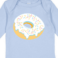 thumbnail image 4 of Inktastic White Donut with Sprinkles Boys or Girls Long Sleeve Baby Bodysuit, 4 of 5