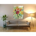 thumbnail image 3 of Epic Graffiti 'Flower Still Life I' by Silvia Vassileva, Canvas Wall Art, 40"x54", 3 of 3
