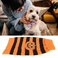 thumbnail image 1 of Chandail pour Chien Costume Doux à Rayures Citrouille, 1 of 7