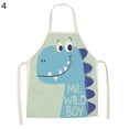thumbnail image 2 of Dinosaur Kids Apron - Waterproof Polyester Aprons with Adjustable Strap and Pocket Kitchen Chef Bib Aprons for Children Boys Cooking, 2 of 7