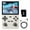 White, variant on Zenithome K36 Handheld Game Console with 3.5In Hd Screen 640X480 16000Games 64G Card Purple Gray Colors for Home Travel Pocket Play Featuring Dual Joysticks Abxy Buttons and Smooth Touch Controls