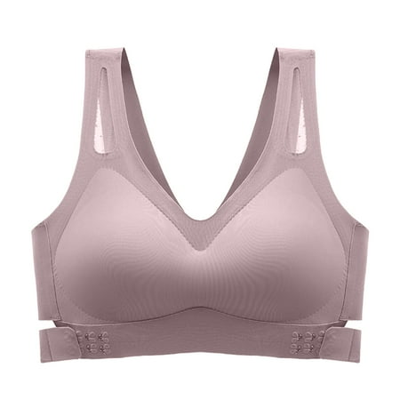 

Women New Traceless Fit Back Side Buckle Shaping Top Collection Side Breast Anti Drop Sports Bra Ladies Bralette Fitness Everyday Lingerie