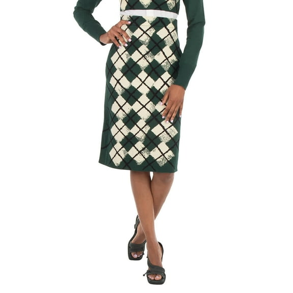 Burberry Argyle Pattern Skirt (Women's)
