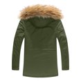 thumbnail image 3 of Vedolay Men Jackets for Winter 2023 Winter Front Zip Parka Jackets Green,XL, 3 of 3