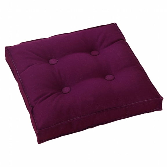 AUQ Floor Cushion,Excellent Comfort Support Seat Pads for Dining Chairs,Dries Quickly Outside Seat Pads,Purple,40X40cm