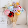 thumbnail image 2 of Kawaii Sanrio Plush Toys Kuromi Anime Kitty Keychain Pendant for Bag Melody Plush Flower Shape Cartoon Home Decoration Girl Gift Gong Bohan LED, 2 of 2