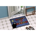 thumbnail image 2 of Carolines Treasures PJC1073MAT Trick or Treat Kitty Halloween Door Mat Indoor Rug or Outdoor Welcome Mat 18x27 Doormat, 2 of 4
