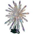 thumbnail image 3 of Northlight Lighted Iridescent Icicles Christmas Tree Topper - 14" - Clear Lights, 3 of 7