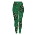 thumbnail image 5 of Vekome Green Leggings for Women Plus Size St Patricks Day High Waisted Yoga Pants Seamless Clover Lightweight Running Tights L, 5 of 8