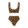 thumbnail image 2 of Honeii Peanuts5 Print Women’s Bikini Set,Two Piece Swimsuit Bathing Suits,Stylish High Elasticity Swimwear for Beach and Pool, 2 of 7