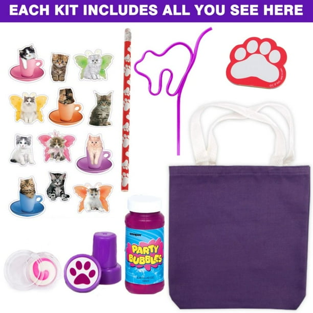 Deluxe Kitty Cat Party Favor Kit Party Supplies