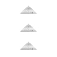 thumbnail image 1 of Toystoory Regla de tela acrílica para DIY, corte de costura, regla de edredón triangular Type1 NO1, 1 of 6