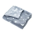 thumbnail image 7 of Throw Blanket, Hwkond In The Dark Blanket For Unique Birthday Gifts For Girls Boys Teens Soft Cozy Warm Fuzzy Cute Throw Blanket All Seasons Glowing Blankets,Sky Blue,152x127cm, 7 of 7