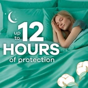 Always Pure Cotton Feminine Pads, Size 4, Overnight, Wings, Unscented, 20 Count
