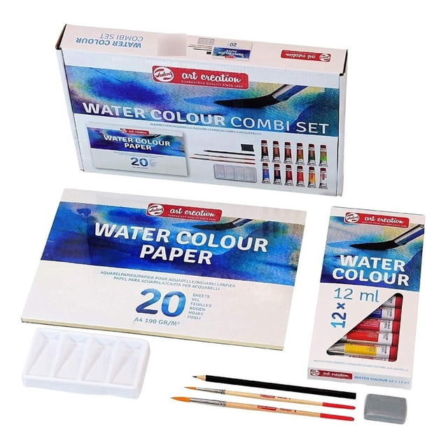 Kit Básico de Acuarelas Art Creation 24 Piezas multicolor