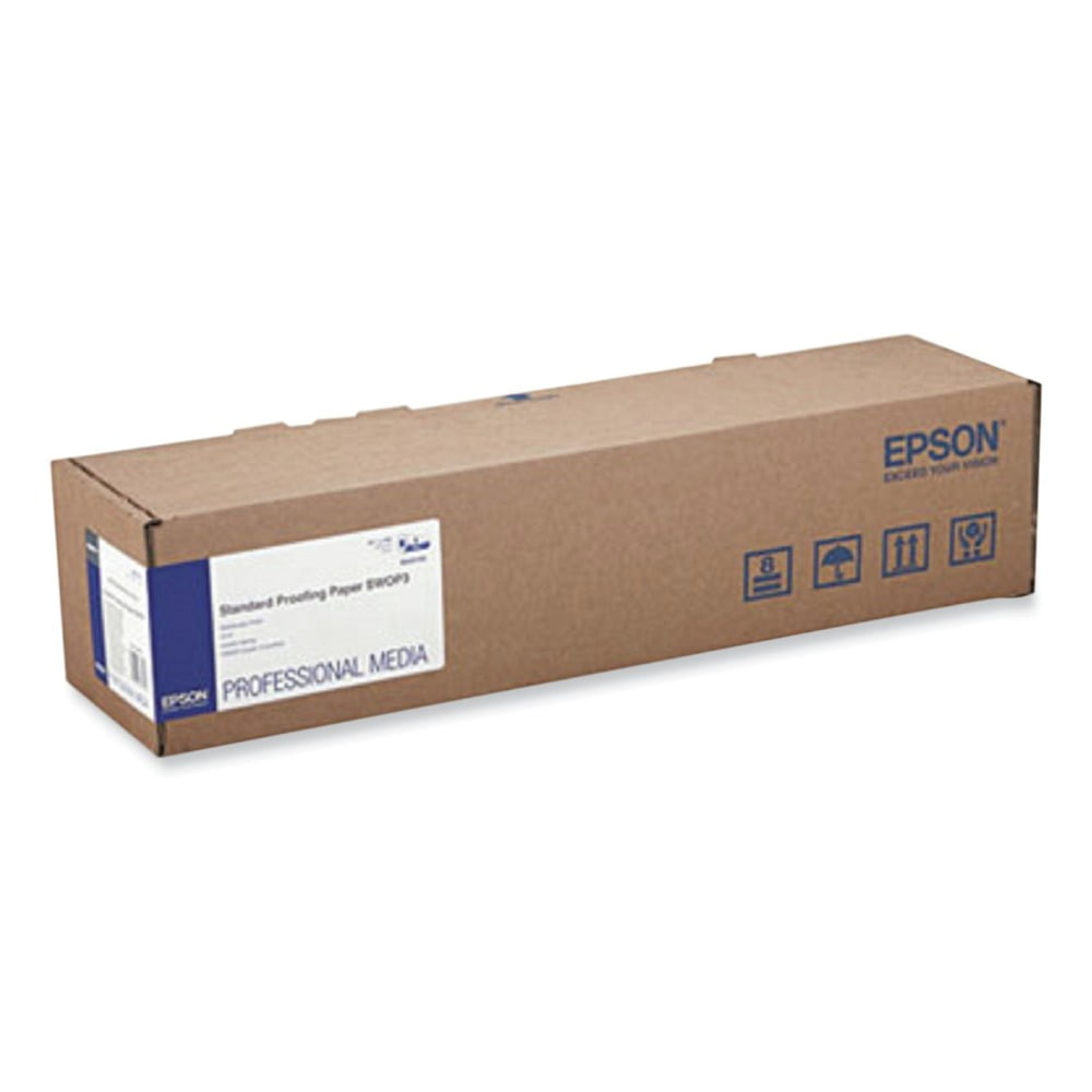 Epson S042145 17 in. x 100 ft. 7.1 mil. Proofing Paper Roll - White